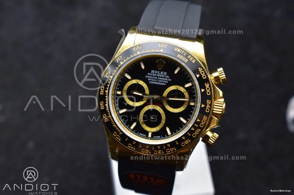 Edition 803 Dial Black QF V6 SH4131 on Best Strap Stylish 1:1 (Weighted) Oysterflex 126518 Daytona 0110